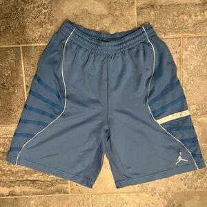 Jordan North Carolina Baby Blue Athletic Shorts - Large